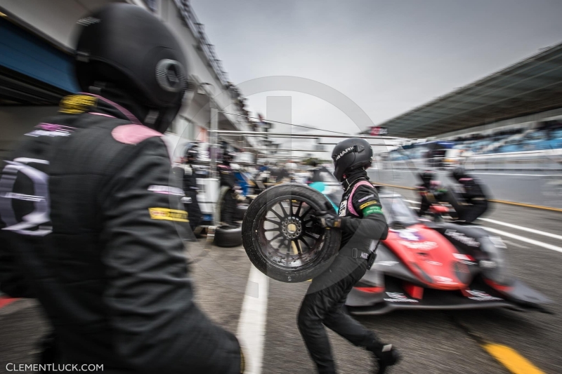 04 MERLIN Jean-Marc (fra) MARIS Erik (fra) Ligier JS P3 Nissan team OAK racing ambiance stand pit lane during the 2016 ELMS European Le Mans Series, 4 Hours of Estoril and Renault Sport Series from October 21 to 23 at Estoril circuit, Portugal - Photo Clement Luck / DPPI