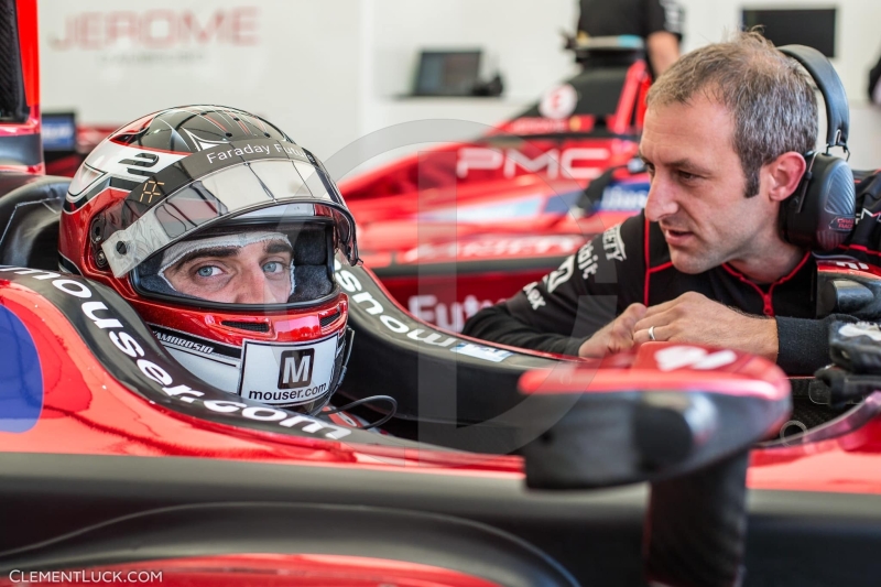 D_AMBROSIO Jerome (Bel) Dragon Racing Spark Venturi Vm200-Fe-01 Ambiance Portrait during the 2016 Formula E championship, at London, England, from July 2 to 3 - Photo Clement Luck / DPPI