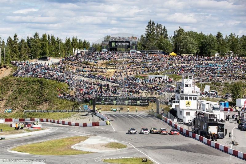 Start Ambiance EuroRX during the Norway FIA WRX World Rallycross Championship 2016 at Hell on June 11 to 12 -  Photo Clement Luck / DPPI