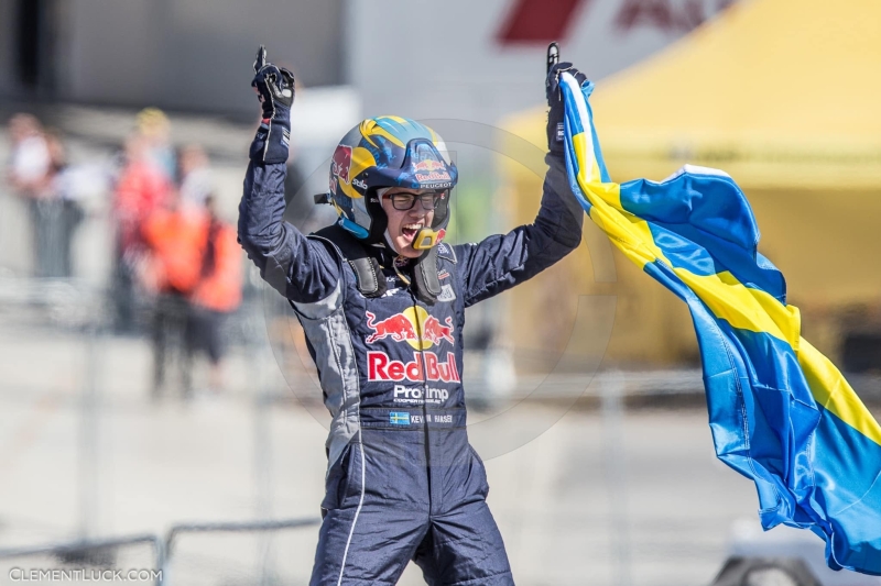 HANSEN Kevin SWE Euro RX Peugeot-Hansen Academy Peugeot 208 Ambiance Portrait Winner during the Norway FIA WRX World Rallycross Championship 2016 at Hell on June 11 to 12 -  Photo Clement Luck / DPPI