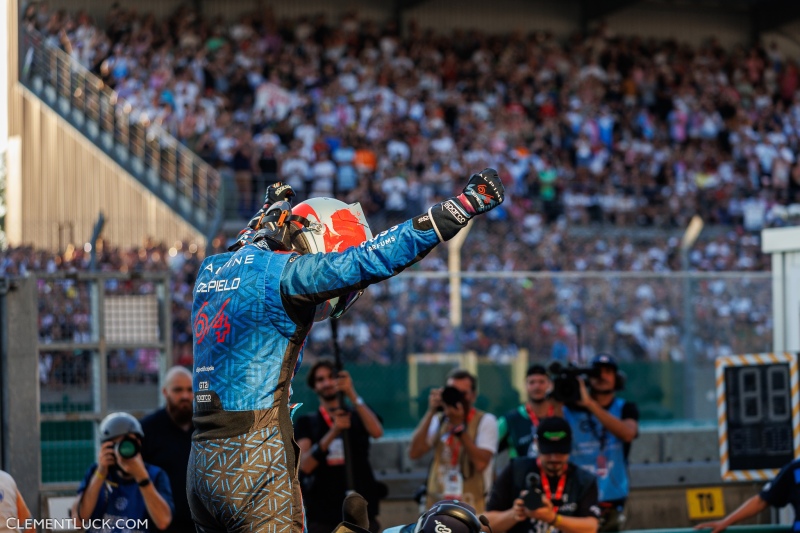 Depielo, Alpine, portrait celebrations during the GP Explorer 20023 at Le Mans, France on September 9th - Photo: Clément Luck / DPPI