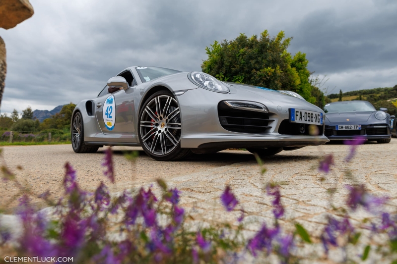 42 MARCOS Philippe, MARCOS Carole, Porsche 991 Turbo, 2014, action during the Flat 6 Rallye 2023 between Bastia and Ajaccio, from April 27 to May 1st, 2023 in France - Photo Clément Luck / DPPI