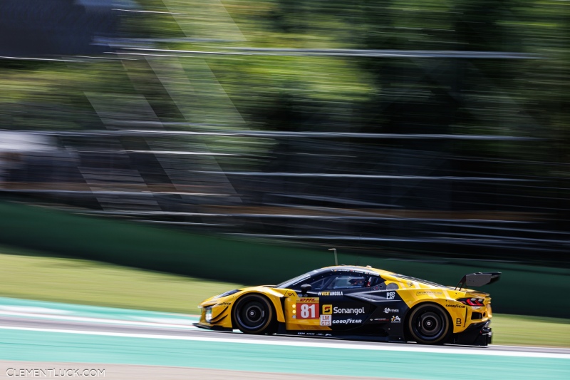 81 EASTWOOD Charlie (irl), ANDRADE Rui (ang), VAN ROMPUY Tom (bel), TF Sport, Corvette Z06 GT3.R #81, LM GT3, action during the 2024 6 Hours of Imola, 2nd round of the 2024 FIA World Endurance Championship, from April 18 to 21, 2024 on the Autodromo Internazionale Enzo e Dino Ferrari in Imola, Italy - Photo Clément Luck / DPPI