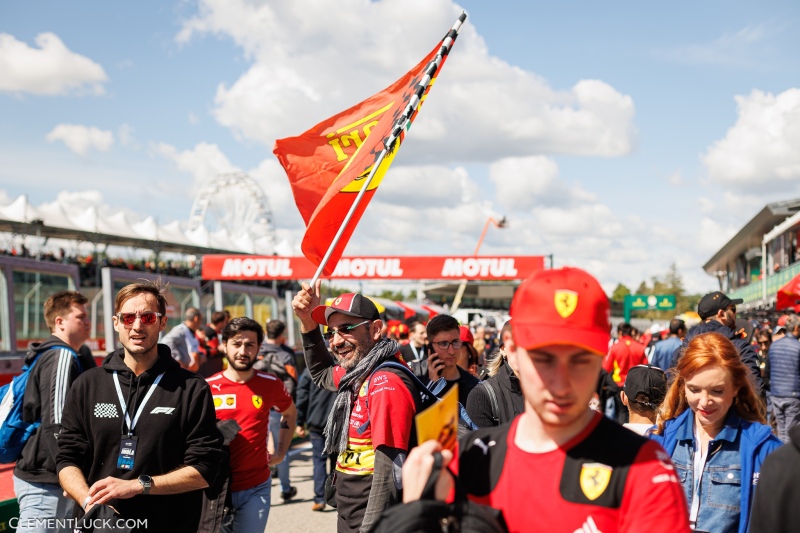 fans, supporters, public, spectators during the 2024 6 Hours of Imola, 2nd round of the 2024 FIA World Endurance Championship, from April 18 to 21, 2024 on the Autodromo Internazionale Enzo e Dino Ferrari in Imola, Italy - Photo Clément Luck / DPPI