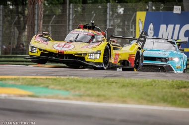 83 KUBICA Robert (pol), SHWARTZMAN Robert (isr), YE Yifei (chn), AF Corse, Ferrari 499P #83, Hypercar, action during the 2024 6 Hours of Imola, 2nd round of the 2024 FIA World Endurance Championship, from April 18 to 21, 2024 on the Autodromo Internazionale Enzo e Dino Ferrari in Imola, Italy - Photo Clément Luck / DPPI